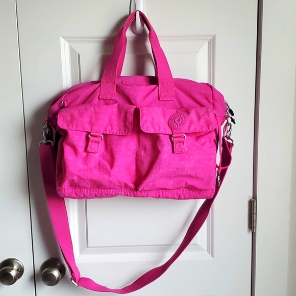 Kipling Bags Kipling Baby Diaper Bag In Hot Pink Nwot Poshmark